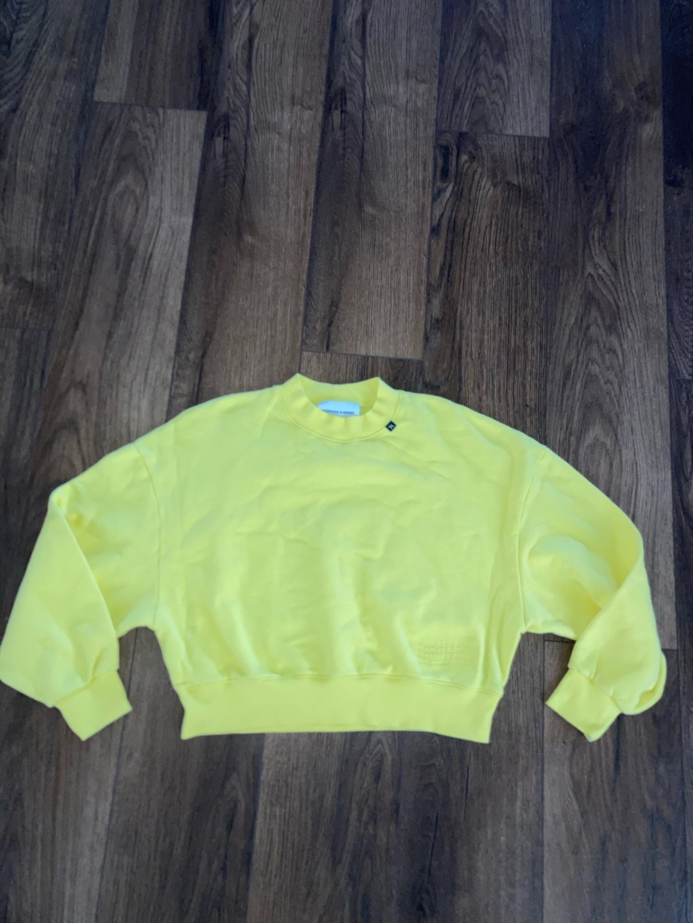 The kooples Paris women’s Bright Yellow Sweatshirt size 2